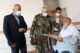 فرمانده قرارگاه منطقه ای جنوب شرق نزاجا و مسئولین شهرستان با خانواده شهدای ارتش در راور دیدار کردند