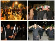 گزارش تصویری/مراسم عزاداری هیئت های مذهبی راور در شب نهم محرم (٣۵عکس)