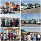 اعمال قانون کامیون های عبوری در محدوده کامیون ممنوع جاده راور_کرمان