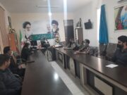 نشست خبری فرمانده انتظامی شهرستان راور با اصحاب رسانه برگزار شد