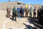 کلنگ ساخت درمانگاه امام حسین (ع) بسیج در راور به زمین زده شد