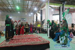 گزارش تصویری/اجرای مراسم تعزیه خوانی در راور(۱٧عکس)