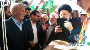 مجتمع خدماتی و رفاهی امام رضا(ع) در جاده راور_کرمان توسط رئیسی، تولیت آستان قدس رضوی افتتاح شد