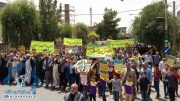 گزارش تصویری راهپیمایی روز قدس در شهر راور (٢٨ عکس)