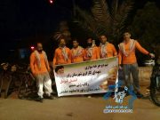 تیم دوچرخه سواری شهدای کارگری راور مسیر راور تا مشهد مقدس را رکاب می زند
