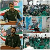 مراسم تودیع و معارفه فرمانده ناحیه مقاومت بسیج شهرستان راور برگزار شد
