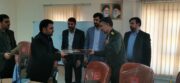 مراسم تکریم و معارفه رئیس کانون بسیج حقوقدانان دادگستری شهرستان راور برگزار شد