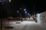 ادامه روند اصلاح روشنایی معابر شهری و پارک های راور با چراغ های LED