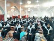 بدرقه کاروان راهیان نور دانش آموزان دختر شهرستان راور