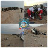 ۲ کشته و ۲ مصدوم در تصادف هولناک پراید با تریلی در جاده راور_دیهوک