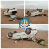 یک فوتی و ۴ مصدوم در اثر واژگونی خودرو در جاده راور_دیهوک