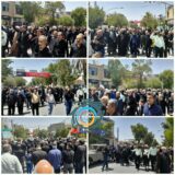 تصاویری از راهپیمایی نمازگزاران نماز جمعه راور در محکومیت اهانت به ساحت مقدس قرآن کریم
