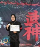 بانوی راوری موفق به کسب مقام دوم مسابقات کشوری نینجا شد