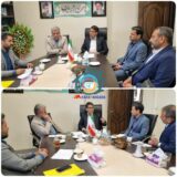 دیدار مدیرکل صنعت، معدن و تجارت استان با فرماندار راور