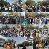 راهپیمایی مردم راور در حمایت از حماسه طوفان الاقصی و مردم فلسطین