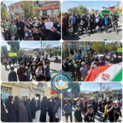 تصاویر راهپیمایی مردم‌ راور در محکومیت جنایت رژیم غاصب صهیونیستی در حمله به بیمارستان غزه