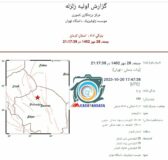 زلزله‌ای به بزرگی ۳.۷ ریشتر راور را لرزاند
