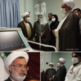 عیادت امام جمعه کرمان و رییس کل دادگستری کرمان از حجت الاسلام تویسرکانی، امام جمعه سابق راور