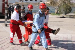 برگزاری مانور زلزله و ایمنی در مدارس در راور