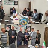 مراسم معارفه سرپرست اداره صمت راور برگزار شد