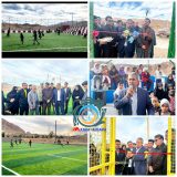 افتتاح ۲ چمن مصنوعی مینی فوتبال در روستای خورند و گوجهر