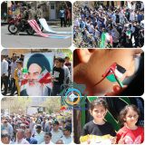 گزارش تصویری حضور باشکوه راوری‌ها در راهپیمایی روز قدس