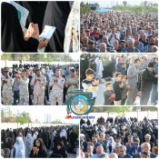 گزارش تصویری اقامه نماز عید سعید فطر در راور