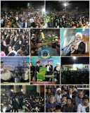 گزارش تصویری حضور خادمین و پرچم گنبد منور علی بن موسی الرضا(ع) در شهرستان راور