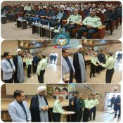 تکریم و معارفه فرمانده انتظامی شهرستان راور برگزار شد
