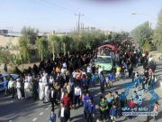 گزارش تصویری(۲)/مراسم پیاده روی شکوه انتظار راور(۲۰عکس)