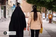 خیابان هایی که حجاب در آنها آب رفته است!